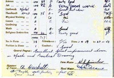 Top of the class eh!