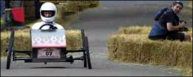 Chris photographing at the Red Bull Soapbox Challenge.